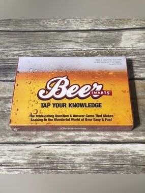 Beer Smarts Tap Your Knowledge Game - Yellow Orange Box